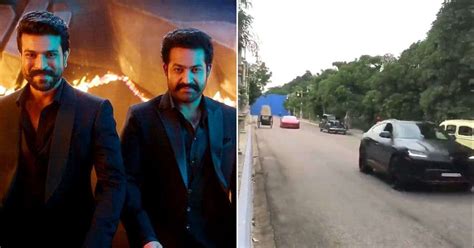 Ram Charan and Jr NTR jet off in their swanky rides post wrapping up ...