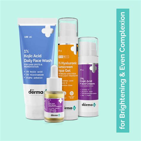 The Derma Co. Kojic Glow: Comprehensive Skin Care Regimen for ...