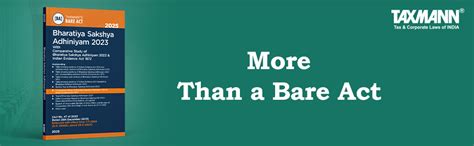 Buy Taxmann's Bharatiya Sakshya Adhiniyam (BSA) 2023 – Comprehensive ...
