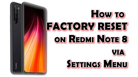 Image result for How to Reset Redmi Note 8 Pro