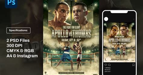 Boxing Promo Poster 的图像结果