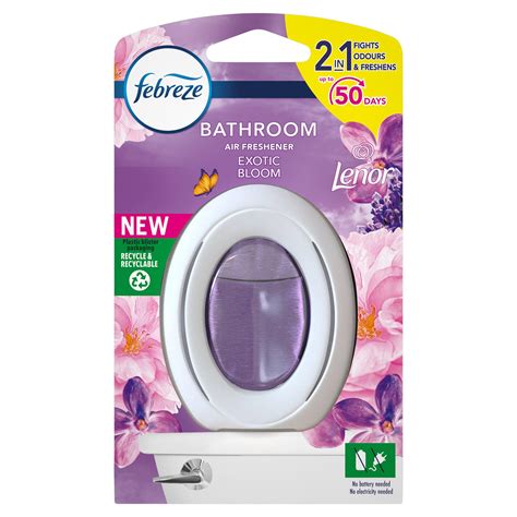 Febreze Bathroom Continuous Air Freshener Exotic Bloom | Bathroom ...