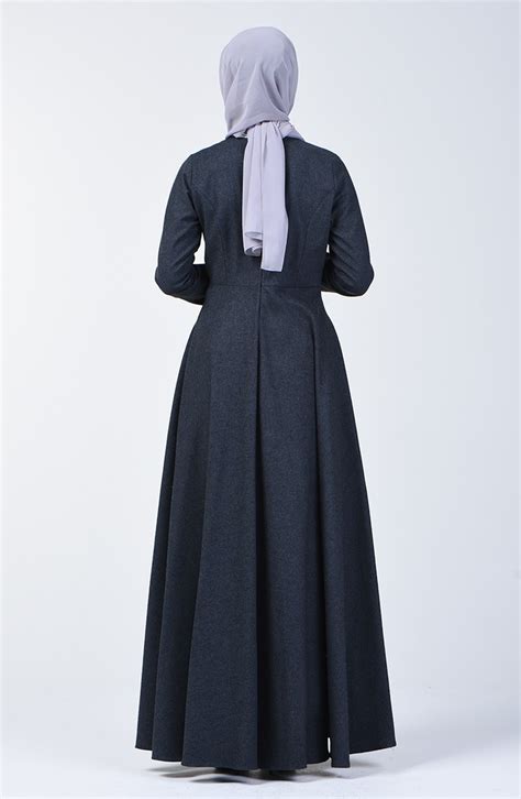 Dress with Necklace 5132-08 Anthracite 5132-08 | Sefamerve