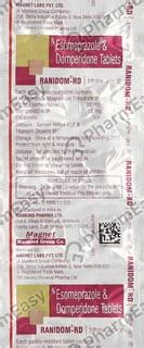 Ranidom Rd Strip Of 10 Tablets: Uses, Side Effects, Price, Dosage ...