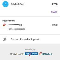 Billdesk — My payment deducted 2 times