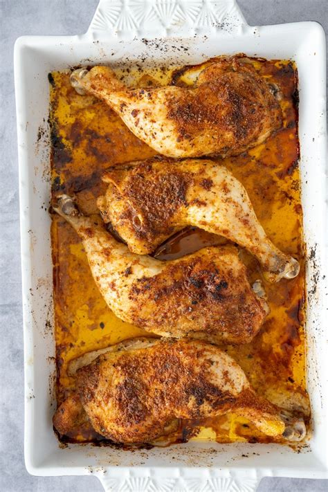 The Easiest Baked Chicken Leg Quarters Recipe - My Forking Life