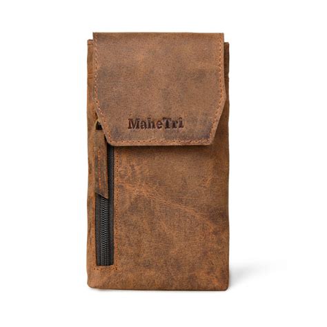 Premium Leather Mobile Holster Case — MaheTri