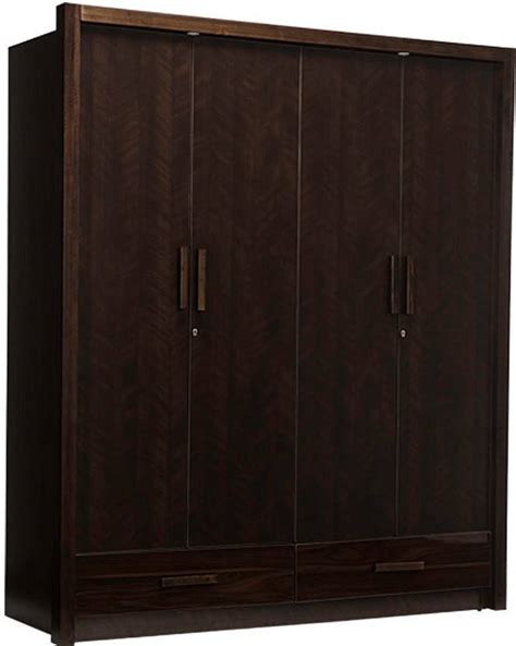 Durian MARK Engineered Wood 4 Door Wardrobe Price in India - Buy Durian ...