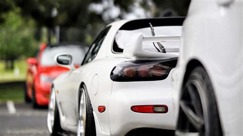 Download wallpaper 1920x1080 mazda rx-7, mazda, car, sports car, white ...