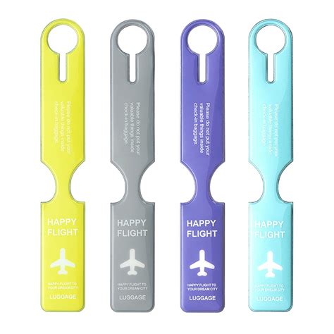Jagowa Travel In Style With 4 Labels Luggage Labels - Name, Address ...