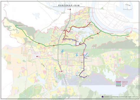 黄石有轨电车规划方案确定，一期工程两条线路共27km_建设