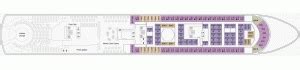 Crown Iris deck plan | CruiseMapper