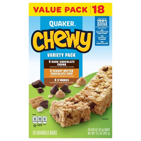 Quaker Chewy Granola Bars Nutritional Info | Besto Blog