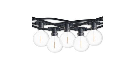 Bulbrite 812123 14' Long 10 Light White LED String Light with Globe ...