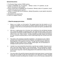 Class 10 English CBSE (Official) Sample Question Paper -Term I (2021-22)