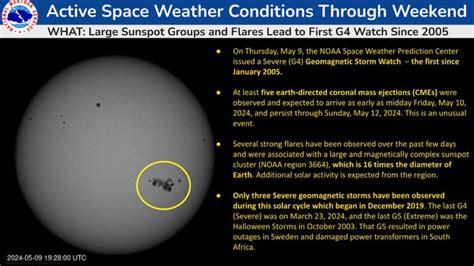 Space Weather Prediction Center issues geomagnetic storm watch