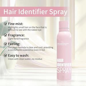 house of common Natural Hair Identifier Spray For Face Shaving with 4 ...