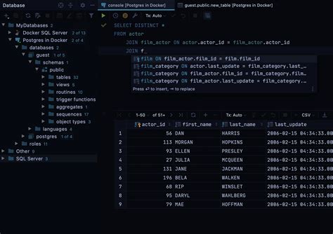Image result for Datagrip Postgres