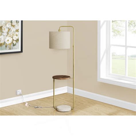 Hokku Designs Lighting, 67"H, Floor Lamp, Usb Port Included, Brass ...