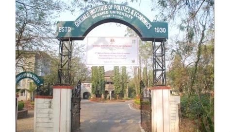 गोखले इन्स्टिट्यूट ऑफ पॉलिटिक्स अँड इकॉनॉमिक्स पुणे येथे नोकरीची ...