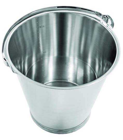 Stainless Steel Buckets With Lids at Tracey Parmelee blog