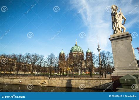 BERLIN, GERMANY - View of the Berlin Cathedral (Berliner Dom) is the ...