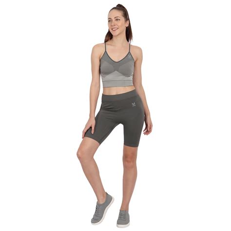 Heka 3D Stripes Reversible Crop Top - Granite Grey – Heka Fashion