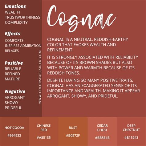 Meaning of the Color Cognac And Its Symbolism (2023)