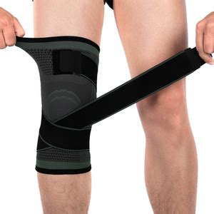 uRock Compression Knee Sleeves, Braces, Cap, Support with Strap Knee ...