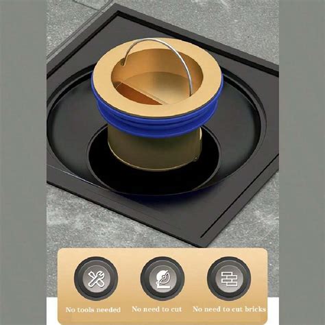 Gravity Drain Core Bathroom Is Equipped With A Floor Drain, Which Is ...