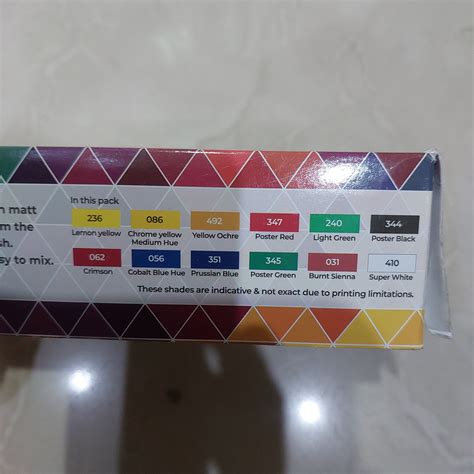 Camlin premium Poster colour set 15 ml – KnowHowArtCraft