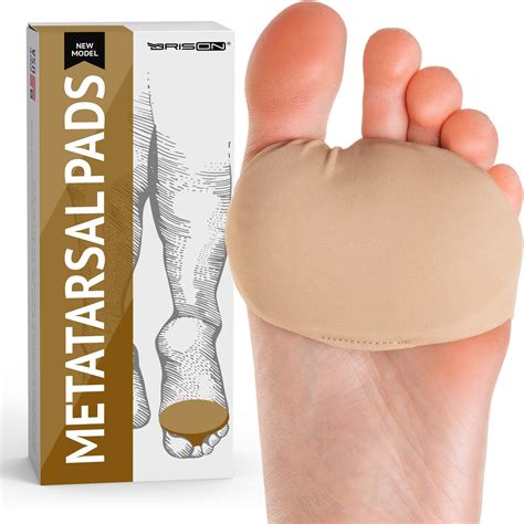 Amazon.com: Fabric Metatarsal Pads - Ball of Foot Cushion Sleeves ...