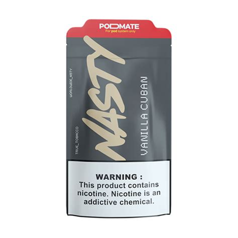 NASTY PODMATE – VANILLA CUBAN NIC SALTS