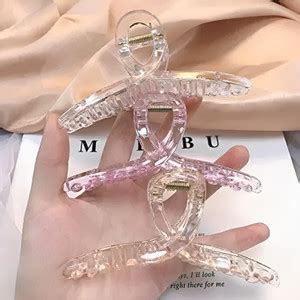 DLASSIE TRENDS Korean Style Large Crystal Clear Clutches for Women ...