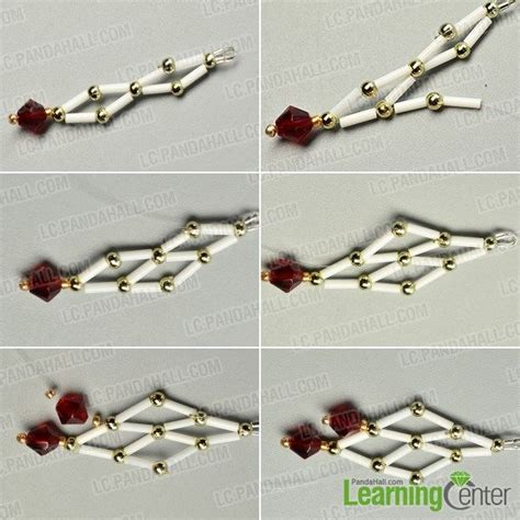 Image result for Bugle Bead Earring Tutorial