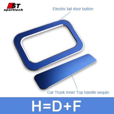 Car Trunk Handle Sequin For Volvo XC60 S60L Car Trunk Chromium Styling ...