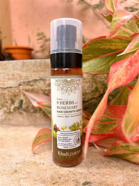 Buy Khadi Pureus Herbals 9 Herbs Scalp Spray Hair Growth Serum with ...