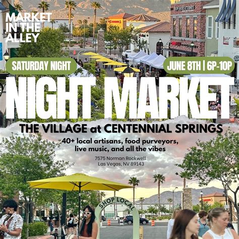 Night Market in the Alley, The Village of Centennial Springs, Las Vegas ...