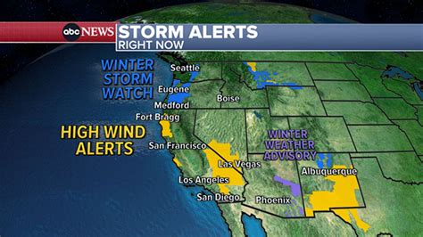 From rain to snow, severe weather expected throughout the US this week ...