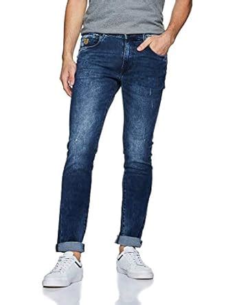 U.S. POLO ASSN. Men's Skinny Fit Stretchable Jeans : Amazon.in ...