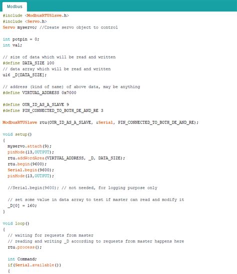 Image result for Code C++ Modbus RTU