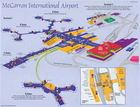 Las Vegas Airport Southwest Terminal Map at Alice Pinard blog
