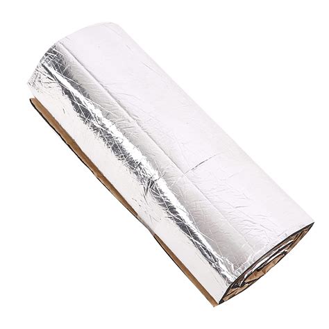Heat Insulation Foam, Sound Deadening Mat Flame‑Retardant Silver for ...