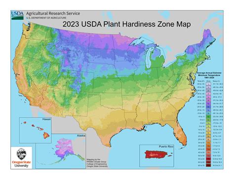2023 Plant Hardiness Zone Map - Yard 'N Garden Land