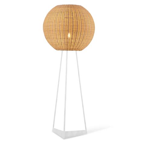 Luster C Straw Baskert Table Lamp | Crate and Barrel KSA