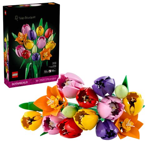 Lego 11501 Botanicals Tulip Bouquet (576 Pieces) | Buy Online at — Toycra