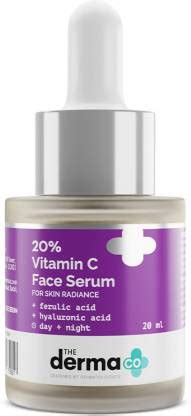 The Derma Co 20% Vitamin C Face Serum for Skin Radiance for Men & Women ...