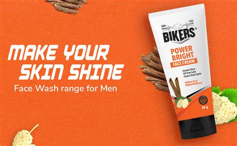 Biker's Power Bright Men Face Cream with the Goodness of Willow Bark ...