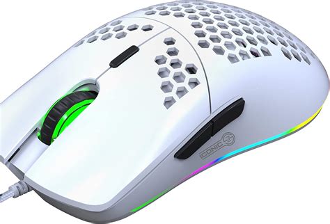 ICONIC - PRO PC GEAR ICONIC-Pro Honeycomb RGB Gaming Mouse - 8000 DPI ...