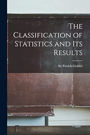 Buy The Classification of Statistics and its Results Book Online at Low ...